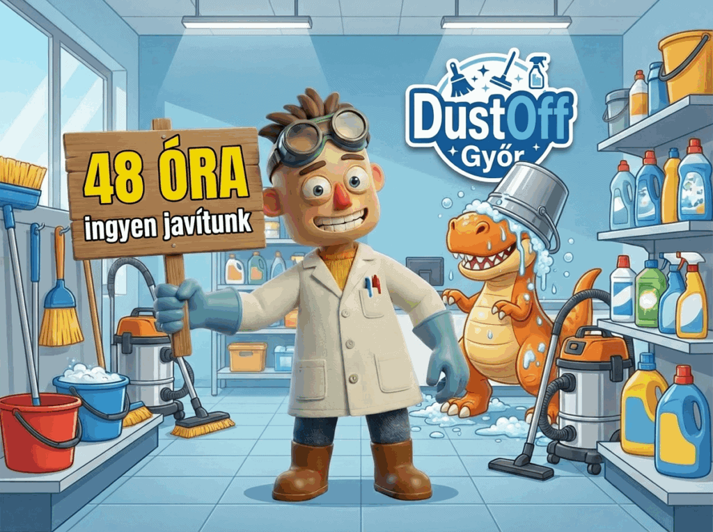 Győr, nagytakarítás, tisztítás, professzionális takarítás, DustOff.